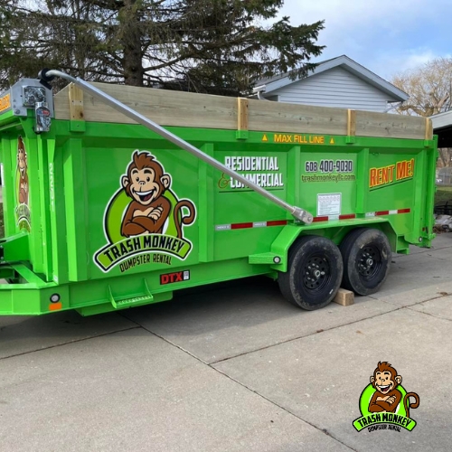Another Dumpster Out In Cottage Grove Wisconsin